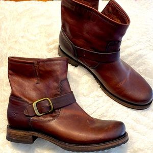 FRYE harness ankle bootie